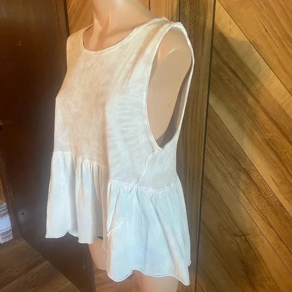 We The Free By Free People Medium Anytimeombre Babydoll Tank Top - Picture 5 of 8